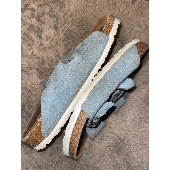 Light Blue Leather Birkenstock’s - Picture 4 of 5